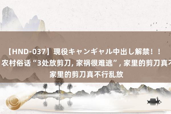 【HND-037】現役キャンギャル中出し解禁！！ ASUKA 农村俗话“3处放剪刀， 家祸很难逃”， 家里的剪刀真不行乱放