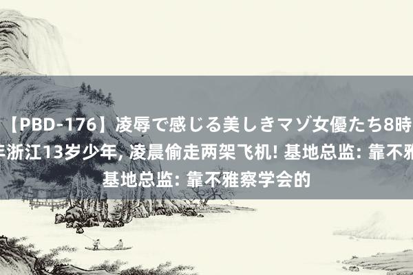 【PBD-176】凌辱で感じる美しきマゾ女優たち8時間 2019年浙江13岁少年， 凌晨偷走两架飞机! 基地总监: 靠不雅察学会的