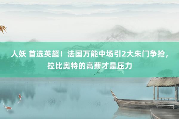 人妖 首选英超！法国万能中场引2大朱门争抢，拉比奥特的高薪才是压力